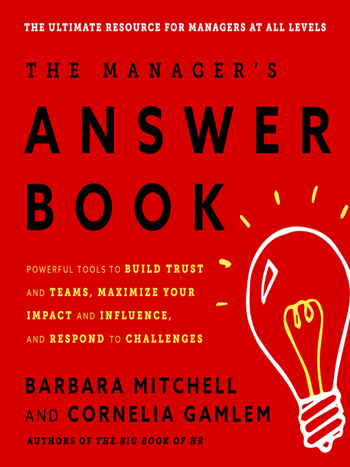 Title details for The Manager's Answer Book by Barbara Mitchell - Available